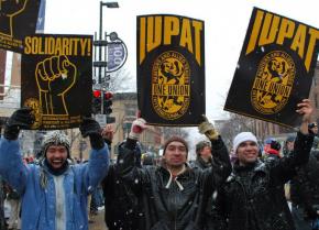 Unions across the state of Wisconsin and beyond turn out for a huge rally at the state Capitol